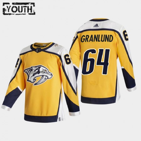 Nashville Predators Mikael Granlund 64 2020-21 Reverse Retro Authentic Shirt - Kinderen